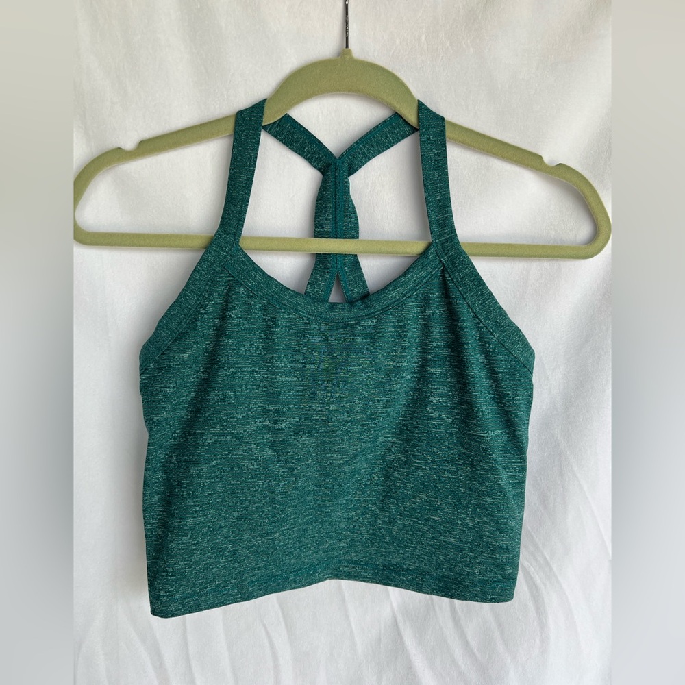 Born Primitive Teal Green Racerback Sports Bra